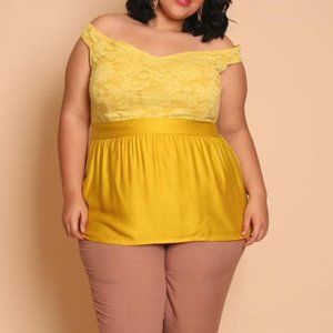 NEW!!  Women's Off-Shoulder Top, Plus Sizes